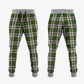 Hay White Dress Tartan Crest Jogger Sweatpants